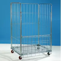 4 côtés et porte 1/2 rabattable